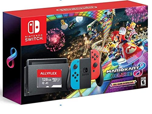 Nintendo Switch + Mario Kart 8 Deluxe Game