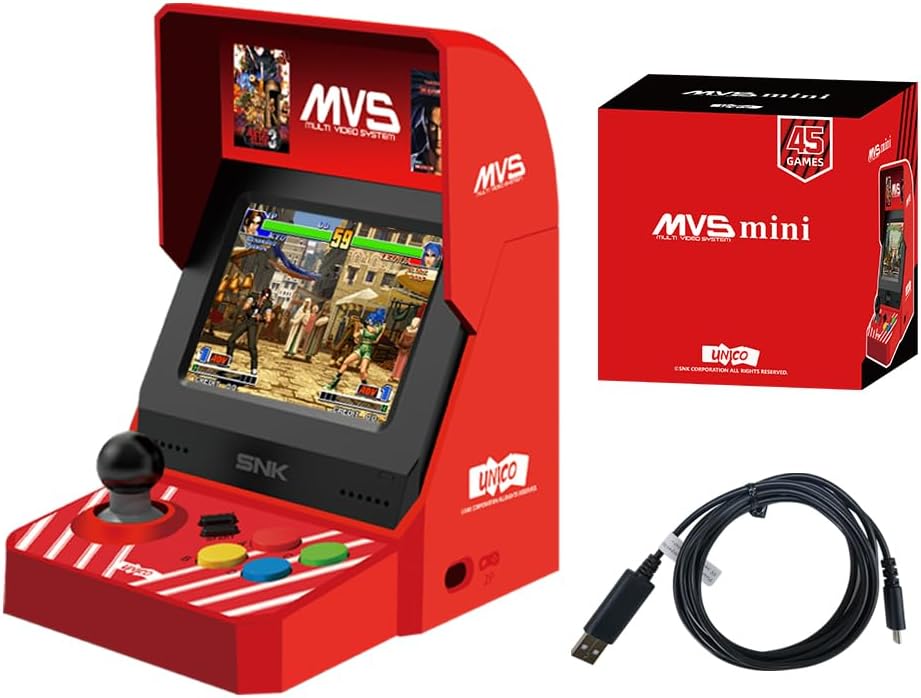 Neo Geo MVS Mini Arcade Console - 45 Preloaded Classic SNK Games
