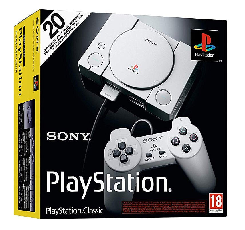 Sony Playstation Classic Console with 20 Playstation Games