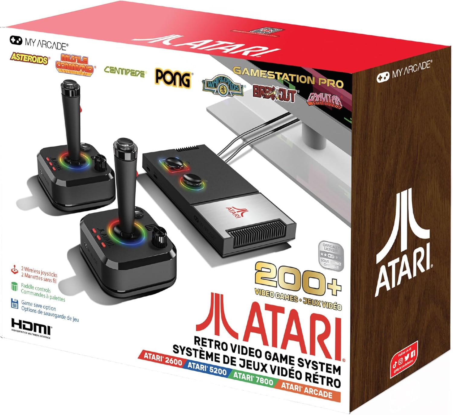 Atari 2600 Game Station Pro with 200+ Games