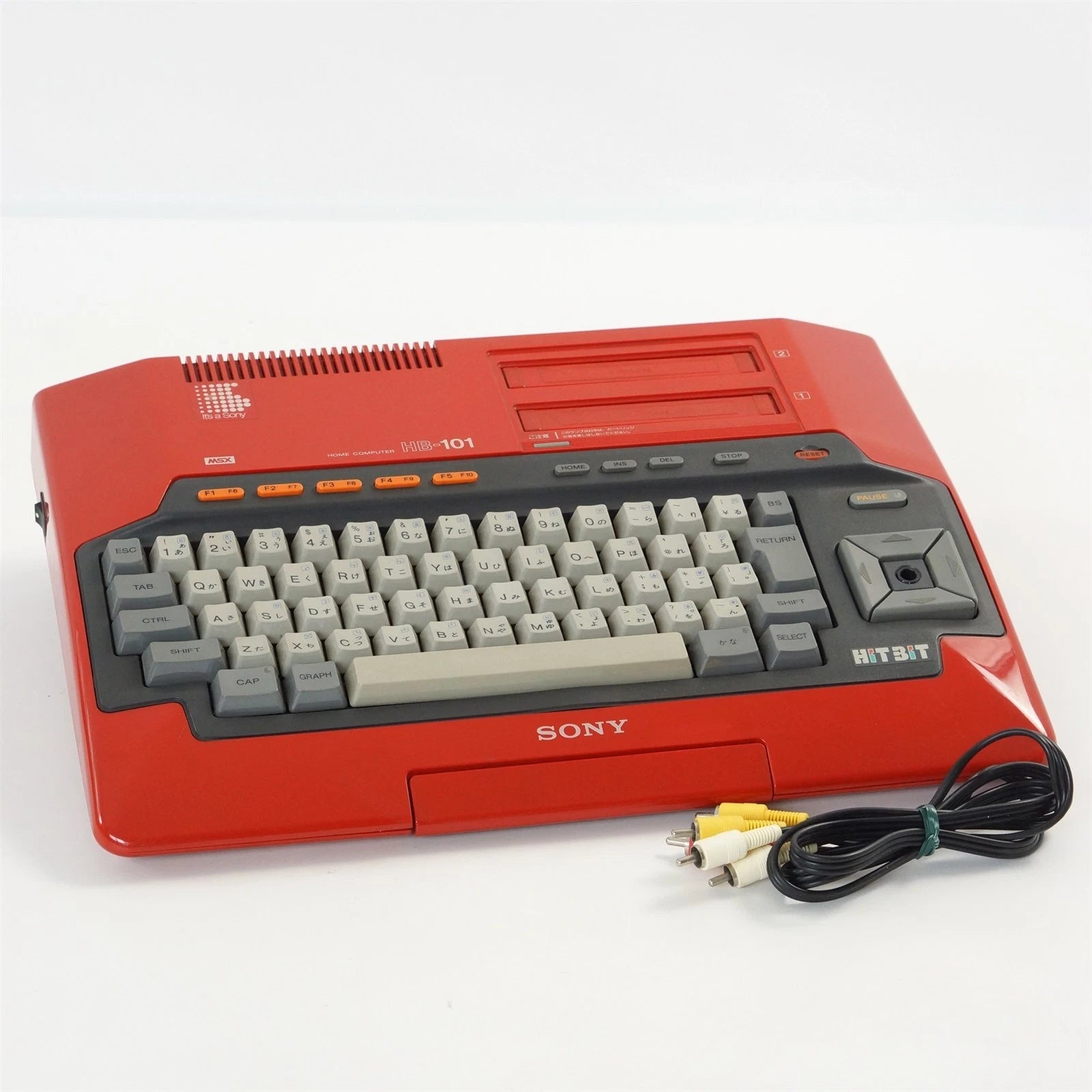 Sony HIT BIT MSX Retro Computer HB-101 - Red